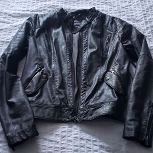 Faux Leather Jacket